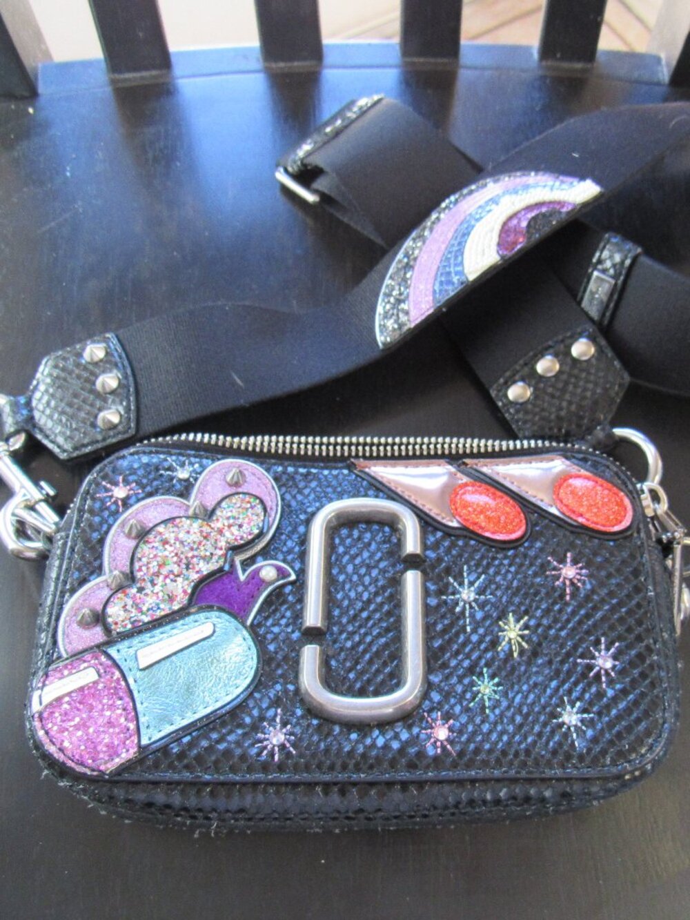 THE MARC JACOBS Snapshot Pill Crossbody Camera Bag In Black